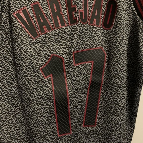 Cleveland Cavaliers Adidas Gray Static Jersey Anderson Varejao Size Medium M - Picture 7 of 10